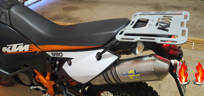KTM 950 / 990 Adventure Luggage Rack Plate - Large 380x300x8mm (Optional Precision Cut Rubber Mat Available)