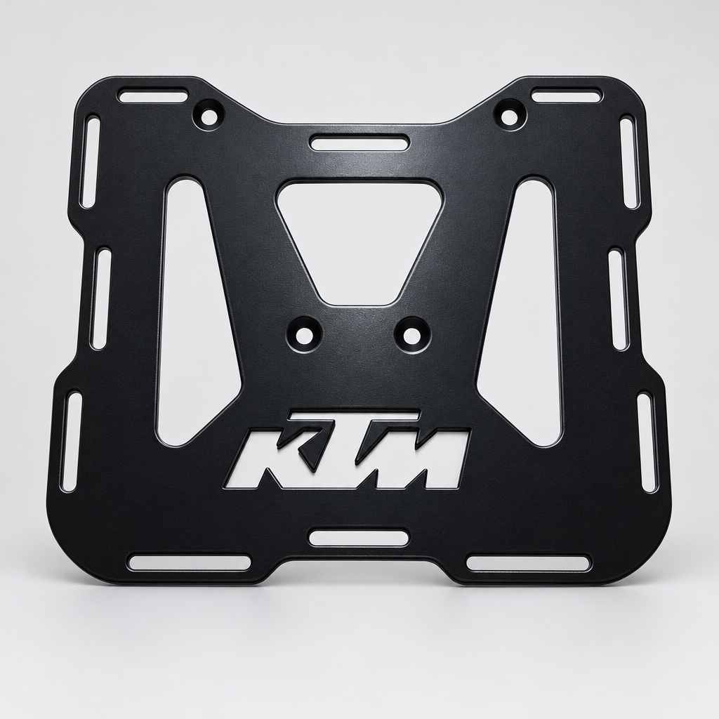 KTM 950 / 990 Adventure Luggage Rack Plate - Medium 300x245x6mm (Optional precision cut rubber mat available)