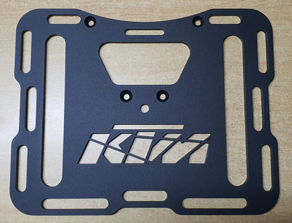 KTM 950 / 990 Adventure Luggage Rack Plate - Large 380x300x8mm (Optional Precision Cut Rubber Mat Available)
