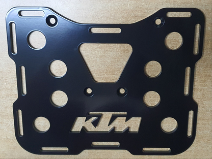 KTM 950 / 990 Adventure Luggage Rack Plate - Medium 300x245x6mm (Optional Precision Cut Rubber Mat Available)