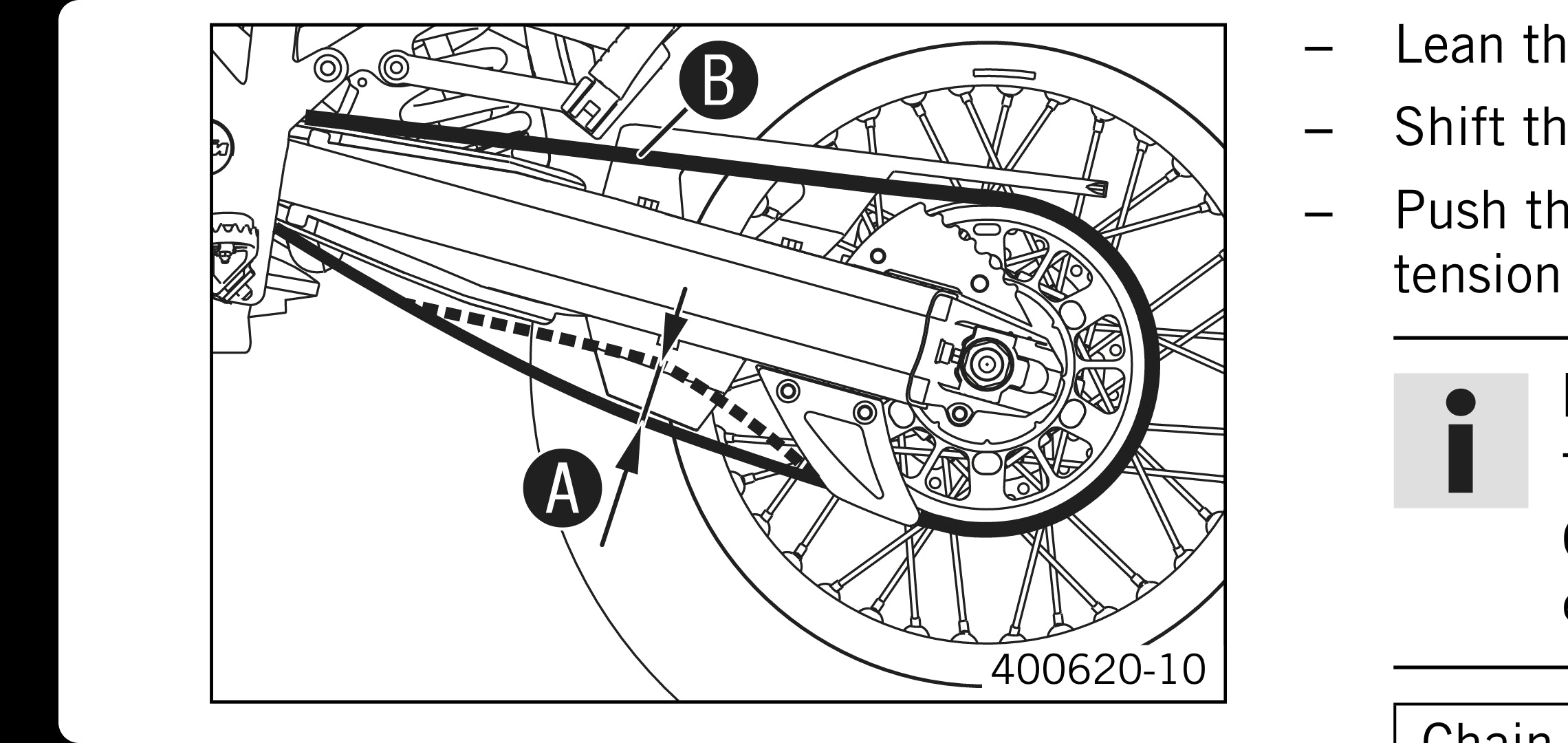 Ktm Rfs Engine Chain Slack KTM 950 / 990 Chain Tension Guide – BRAAAP! Adventure Bike Gear