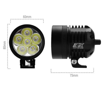 L6X LED Spotlights / Pair - Includes Yellow Lense Covers