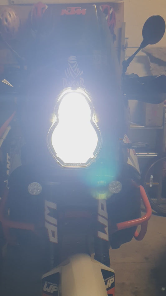 LED Headlight Bulb Kit - Includes 1x H7 and 1x H3 Bulb - Plug and Play