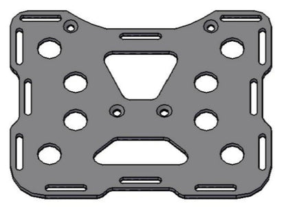 KTM 950 / 990 Adventure Luggage Rack Plate - Medium 300x245x6mm (Optional Precision Cut Rubber Mat Available)