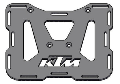 KTM 950 / 990 Adventure Luggage Rack Plate - Medium 300x245x6mm (Optional Precision Cut Rubber Mat Available)