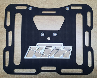 KTM 950 / 990 Adventure Luggage Rack Plate - Large 380x300x8mm (Optional Precision Cut Rubber Mat Available)