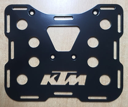 KTM 950 / 990 Adventure Luggage Rack Plate - Medium 300x245x6mm (Optional Precision Cut Rubber Mat Available)