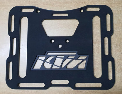 KTM 950 / 990 Adventure Luggage Rack Plate - Large 380x300x8mm (Optional Precision Cut Rubber Mat Available)