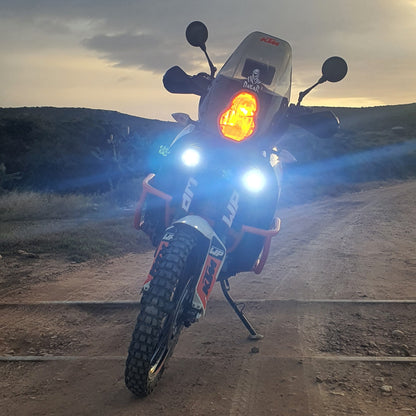 L6X LED Spotlights / Pair - Includes Yellow Lense Covers