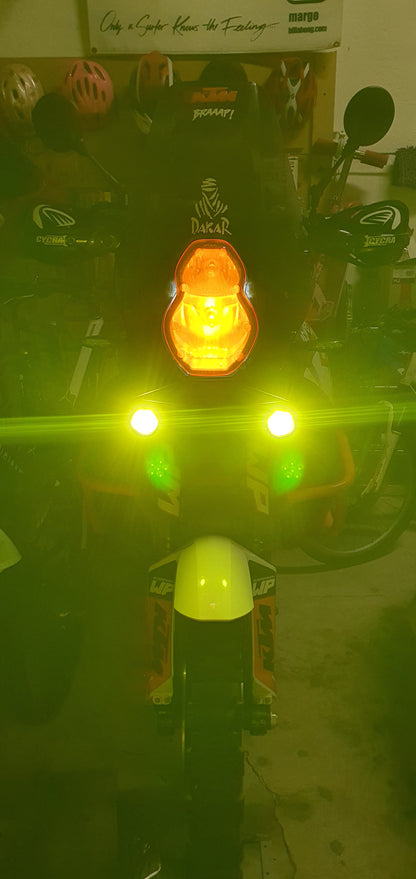 L6X LED Spotlights / Pair - Includes Yellow Lense Covers