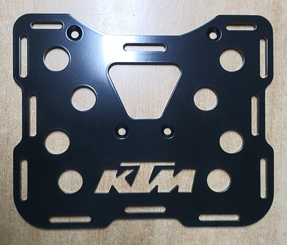 KTM 950 / 990 Adventure Luggage Rack Plate - Medium 300x245x6mm (Optional Precision Cut Rubber Mat Available)