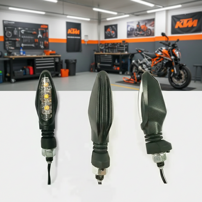 LED Indicators KTM Style (Set of 4) Plug & Play (Plugs not compatible with KTM 950 Adventure)
