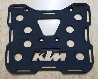 KTM 950 / 990 Adventure Luggage Rack Plate - Medium 300x245x6mm (Optional Precision Cut Rubber Mat Available)